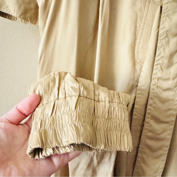 NWT ASOS Tan Jumpsuit with Belted Waist and Tapered Legs - Picture 6 of 10